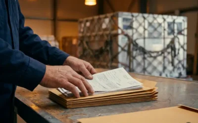 Which documents are required for air freight to Nigeria?
