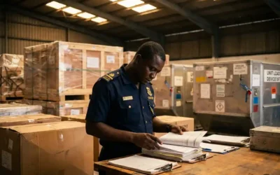 What should you consider for customs clearance for air freight to Ghana?