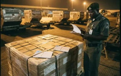 What does SONCAP mean and when is it required for air freight to Nigeria?
